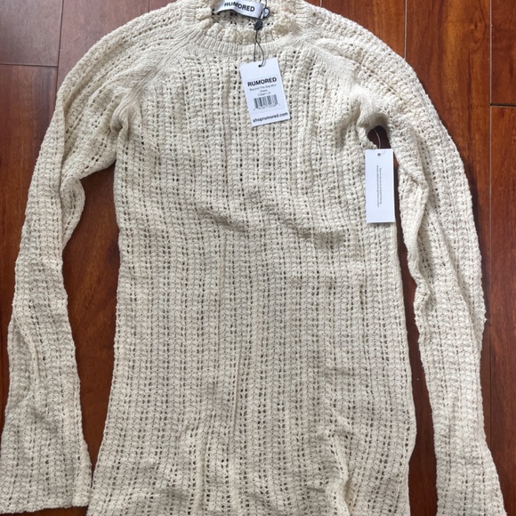 Rumored Cream knit dress - Picture 2 of 3